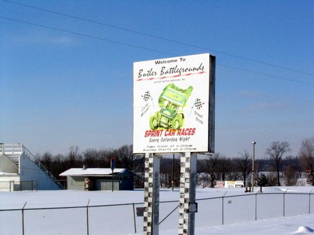 Butler Motor Speedway - Winter Shot (newer photo)